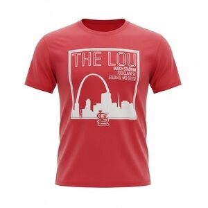MLB St. Louis Cardinals Red Graphic Short Sleeve Tee